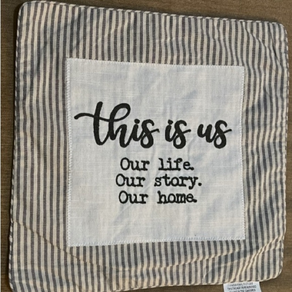 NWT Mainstays “this is us” pillow COVER